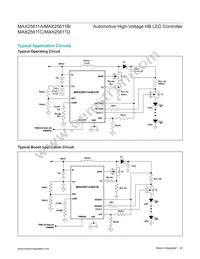 MAX25611AATC/VY+ Datasheet Page 20