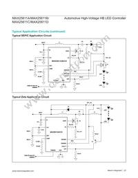 MAX25611AATC/VY+ Datasheet Page 22