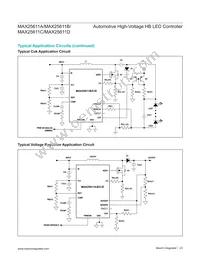 MAX25611AATC/VY+ Datasheet Page 23