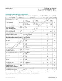 MAX25615AUT/V+ Datasheet Page 3