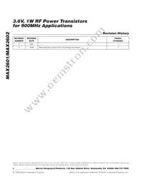MAX2602ESA-T Datasheet Page 6
