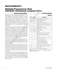 MAX270CWP+T Datasheet Page 6
