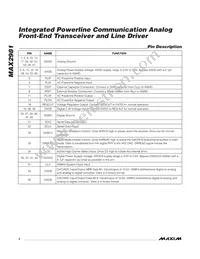 MAX2981GCB+T Datasheet Page 4