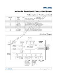 MAX2982GCD/V+T Datasheet Page 15