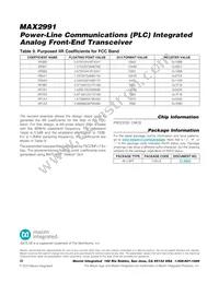 MAX2991ECM+T Datasheet Page 22
