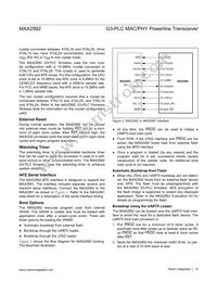 MAX2992ECB+T Datasheet Page 15