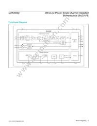 MAX30002CWV+T Datasheet Page 2