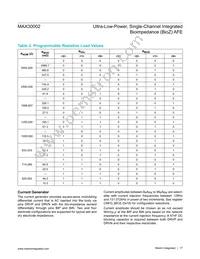MAX30002CWV+T Datasheet Page 17