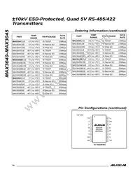 MAX3043EWE+ Datasheet Page 14