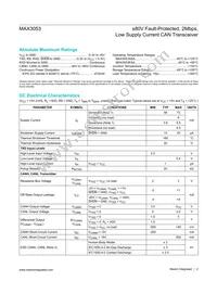 MAX3053ASA+ Datasheet Page 2