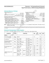 MAX306C/D Datasheet Page 2