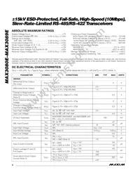 MAX3082ECSA+TG24 Datasheet Page 2