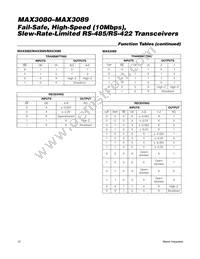 MAX3084ESA+T Datasheet Page 12