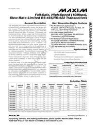 MAX3088CSA+TG035 Datasheet Cover