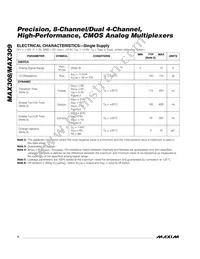 MAX308C/D Datasheet Page 4
