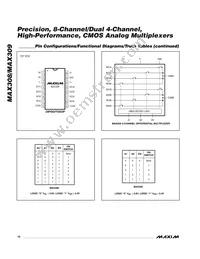 MAX308C/D Datasheet Page 10