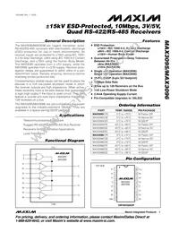 MAX3095ESE/GG8 Datasheet Cover
