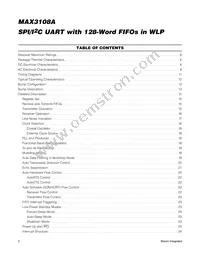 MAX3108AEWA+ Datasheet Page 2