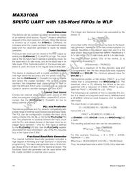 MAX3108AEWA+ Datasheet Page 18