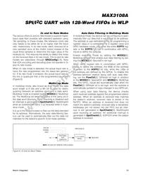 MAX3108AEWA+ Datasheet Page 19