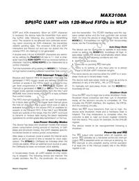 MAX3108AEWA+ Datasheet Page 23