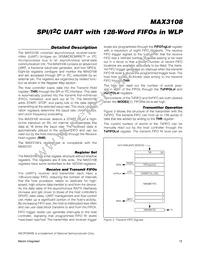 MAX3108EWA+T Datasheet Page 15