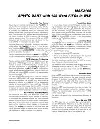 MAX3108EWA+T Datasheet Page 23