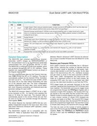 MAX3109ETJ+T Datasheet Page 16