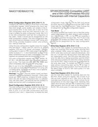 MAX3110ECWI+TG36 Datasheet Page 15