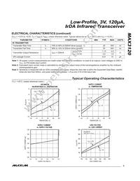 MAX3120EUA+T Datasheet Page 3