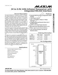 MAX3131EAI+T Datasheet Cover