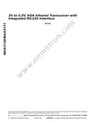 MAX3131EAI+T Datasheet Page 16