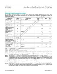 MAX31342EWA+ Datasheet Page 4