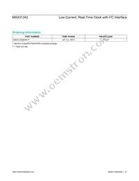 MAX31342EWA+ Datasheet Page 23