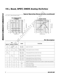 MAX313EUE/GG8 Datasheet Page 6