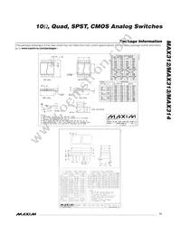 MAX313EUE/GG8 Datasheet Page 11