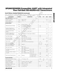 MAX3140CEI+T Datasheet Page 3