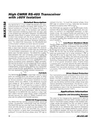 MAX3158CPI+ Datasheet Page 10