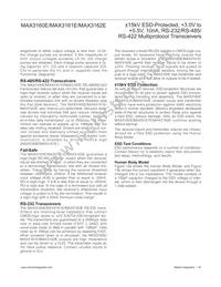 MAX3160EEAP+TG24 Datasheet Page 16