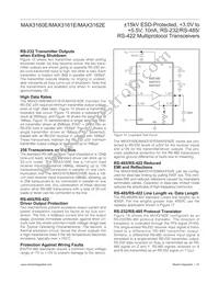 MAX3160EEAP+TG24 Datasheet Page 18