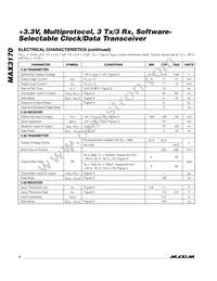 MAX3170CAI+TG52 Datasheet Page 4