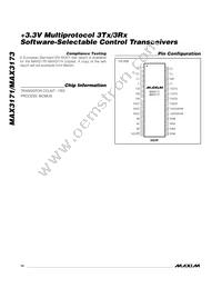 MAX3171CAI+TG52 Datasheet Page 14