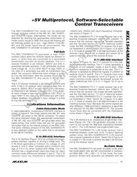 MAX3175CAI+T Datasheet Page 11