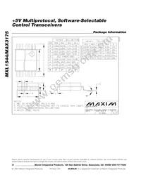MAX3175CAI+T Datasheet Page 20