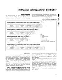 MAX31785ETL+T Datasheet Page 17
