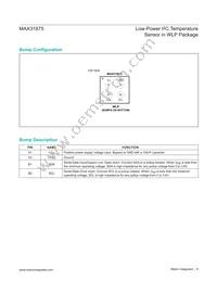 MAX31875R0TZS+ Datasheet Page 6