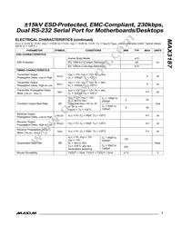 MAX3187CAX+T Datasheet Page 3