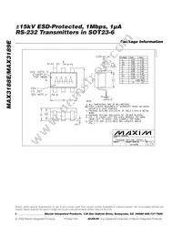 MAX3188EEUT/GH9-T Datasheet Page 8