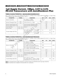 MAX3225CTP+ Datasheet Page 4