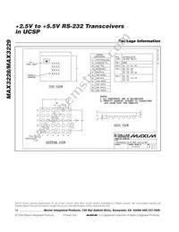 MAX3228EBV+T Datasheet Page 14